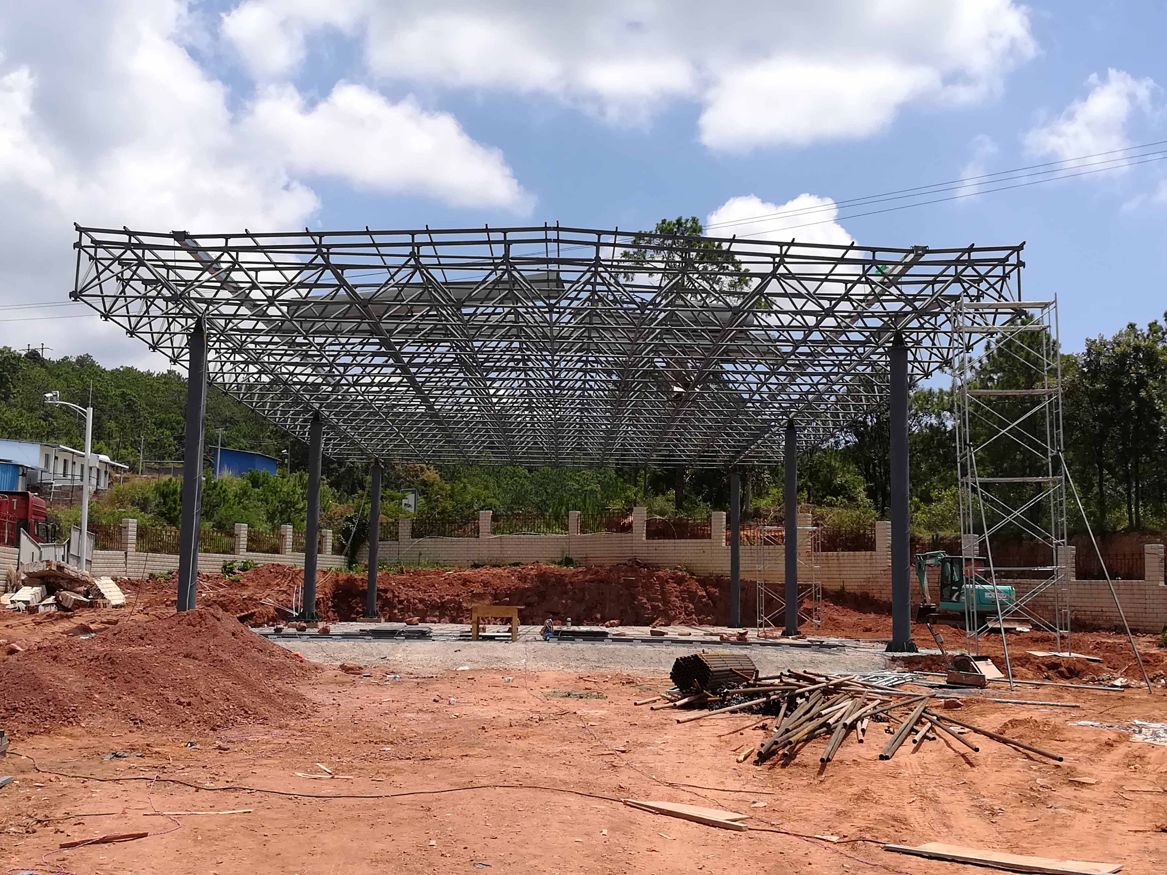 阜阳加油站网架屋面