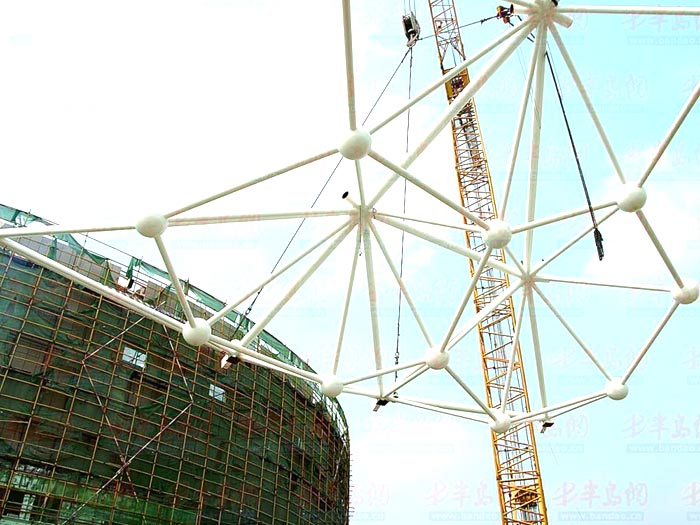 阜阳体育馆网架安装