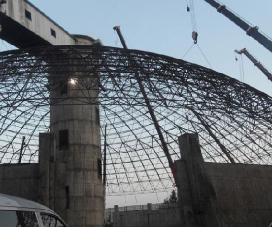 阜阳网架分条或分块安装法