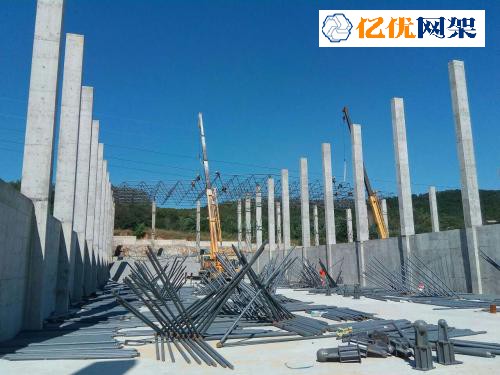 阜阳料棚网架设计